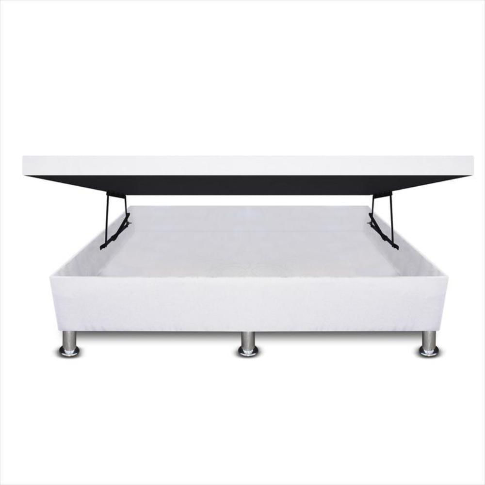 Base Cama Baul Magic Class 90X190 Ecocuero Blanco img #3