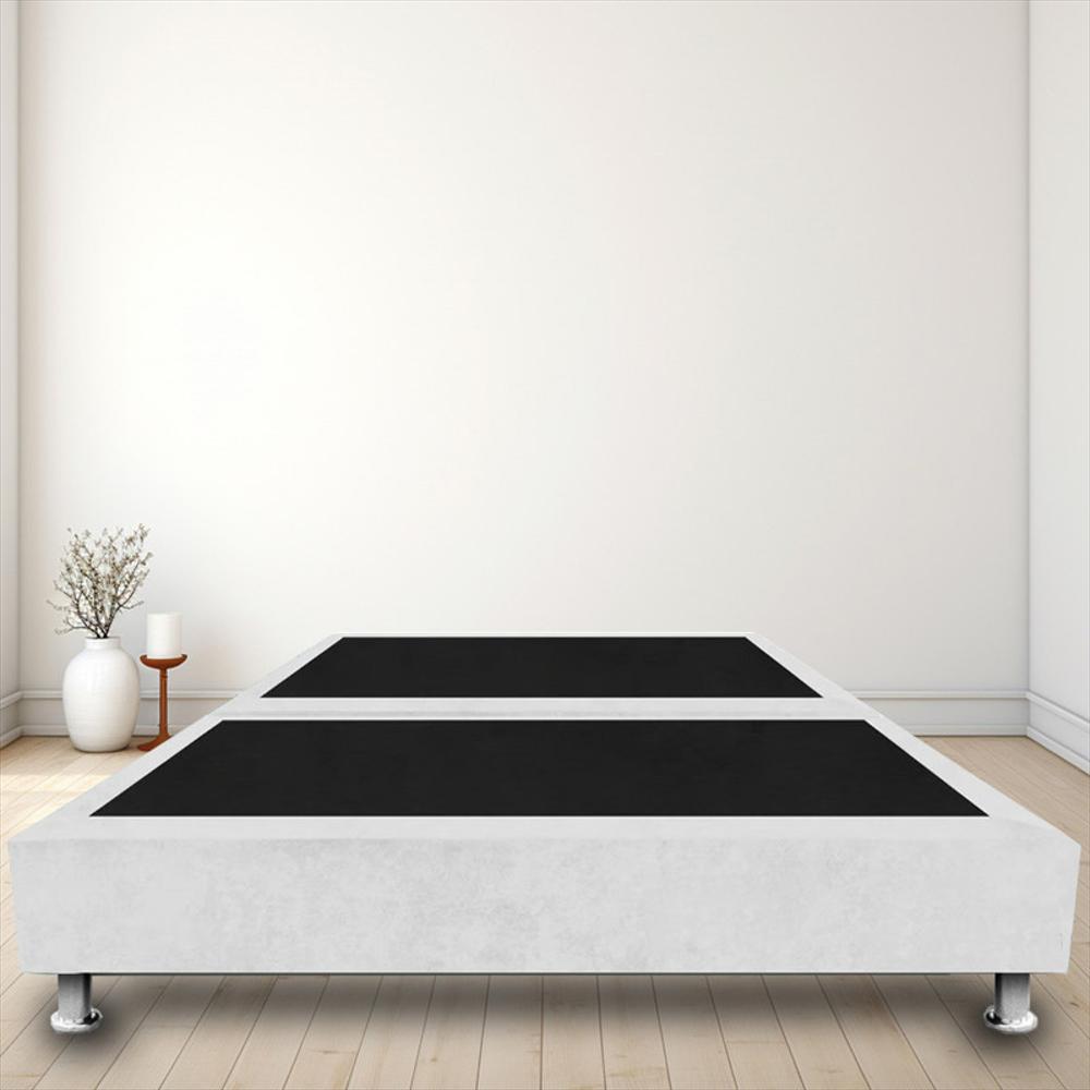 Base Cama Magic Class King 200X200 Ecocuero Blanco