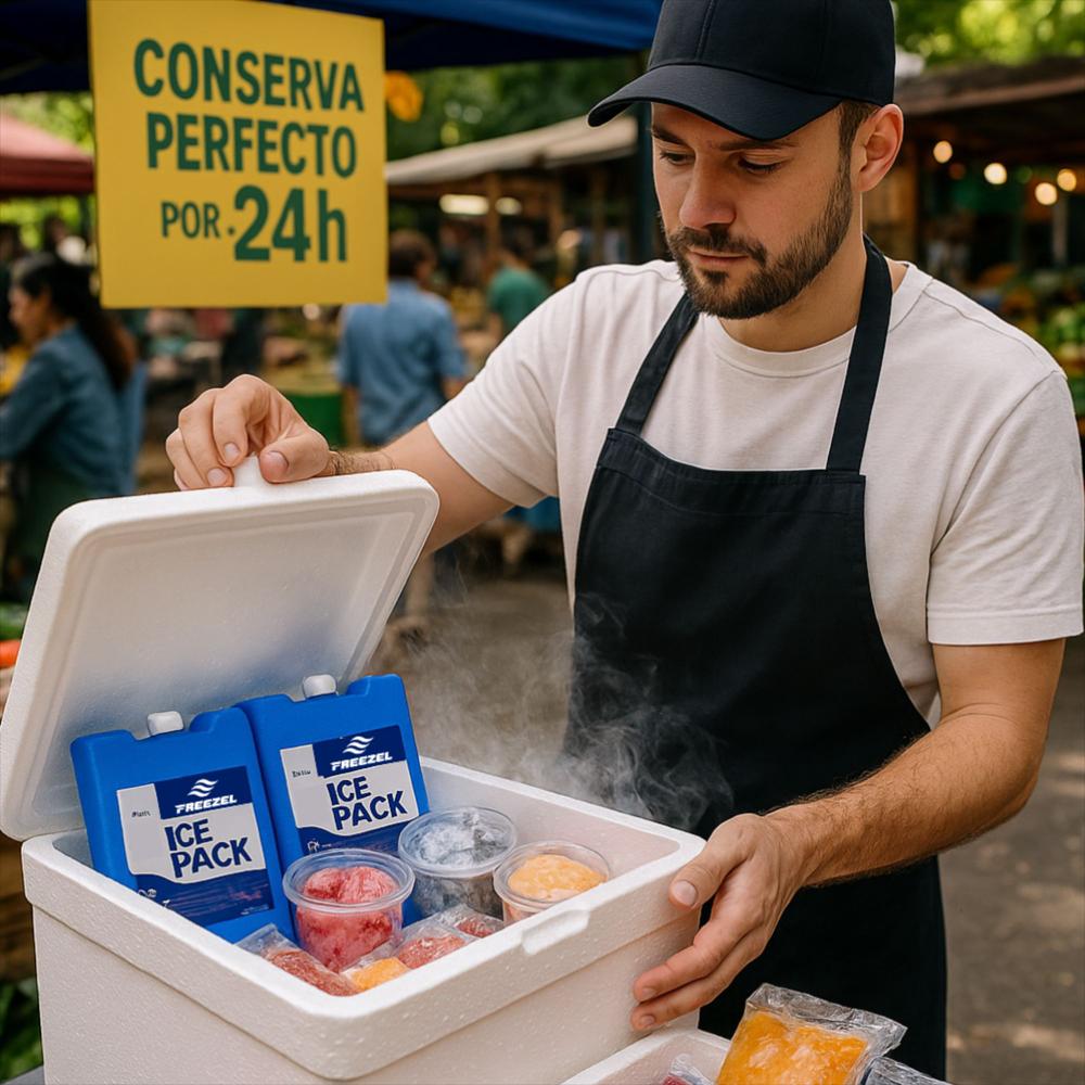 Kit X 10 Pilas De Frío Y Ultra Conservación Para Alimentos Y Bebidas 750 Ml img #4