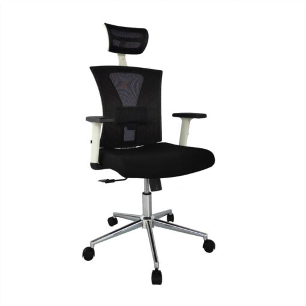Silla De Oficina Pitalito Basculante Marco Blanco