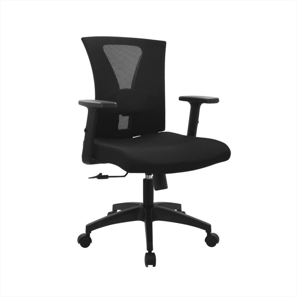 Silla Ergonómica Shangai Con Soporte Lumbar Negro