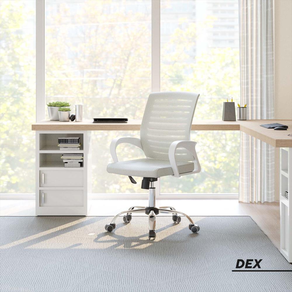 Silla Giratoria De Oficina Dex Xj Gris img #5
