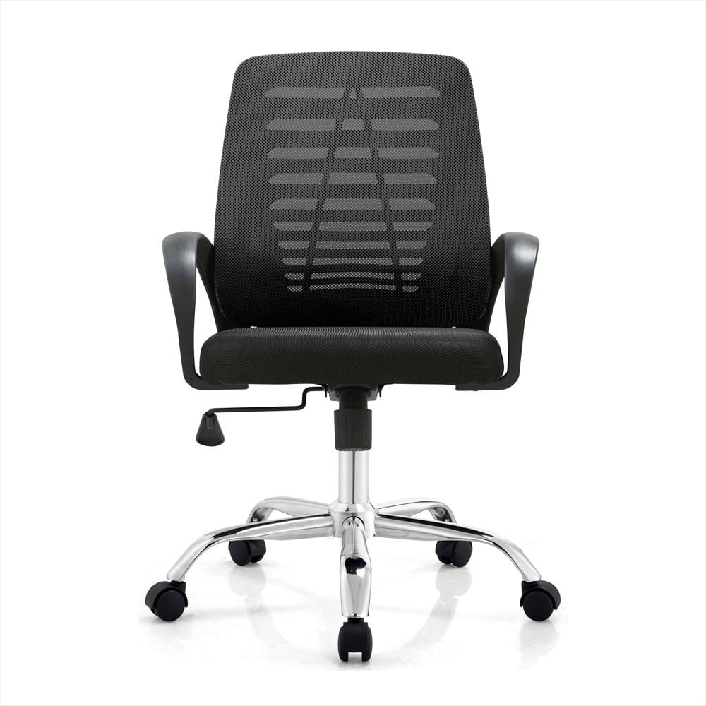 Silla Giratoria De Oficina Loto Negra Bonno
