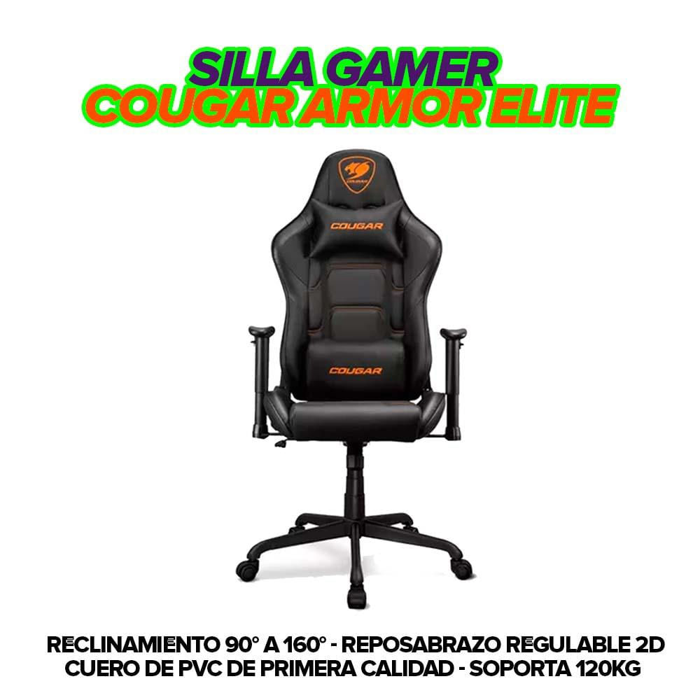 Silla Gamer Cougar Armor Elite Black Silla Gamer Cougar Armor Elite Black