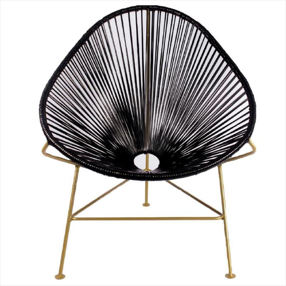 Silla Acapulco Negro Bronce