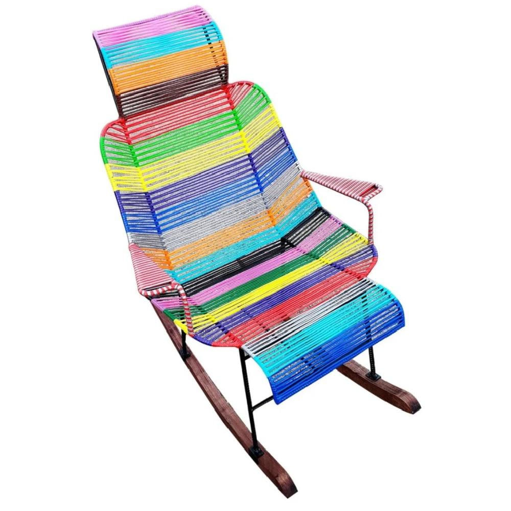 Silla Mecedora Tradicional Con Balancines De Madera