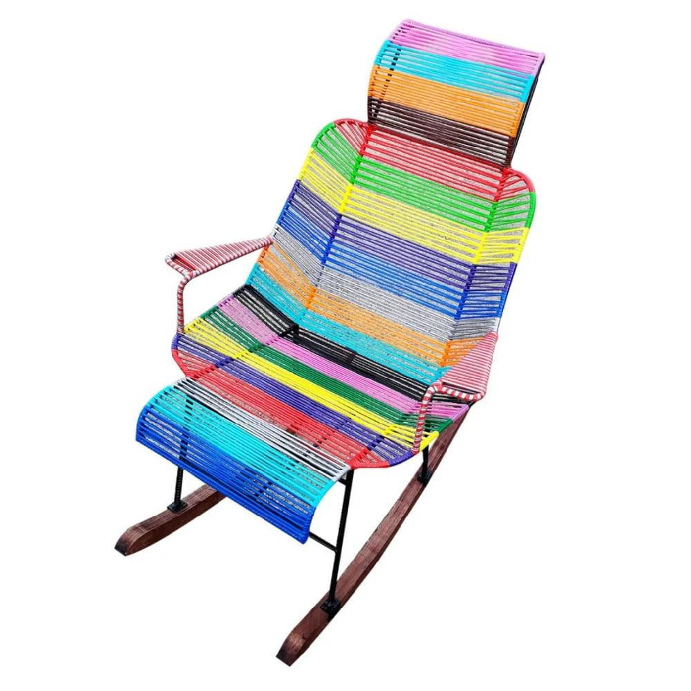 Silla Mecedora Tradicional Con Balancines De Madera img #2