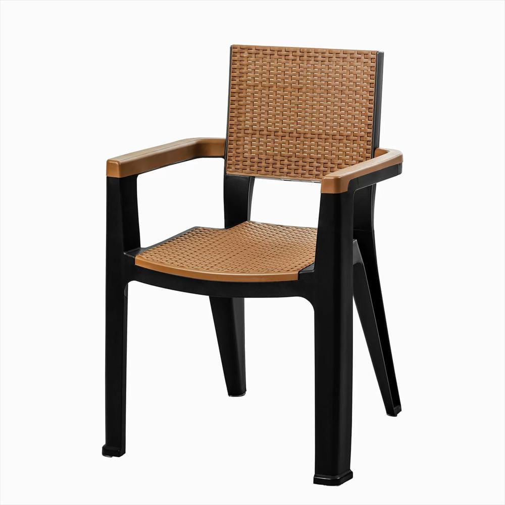 Silla Para Exterior Tipo Ratan Mq 509 Tabaco