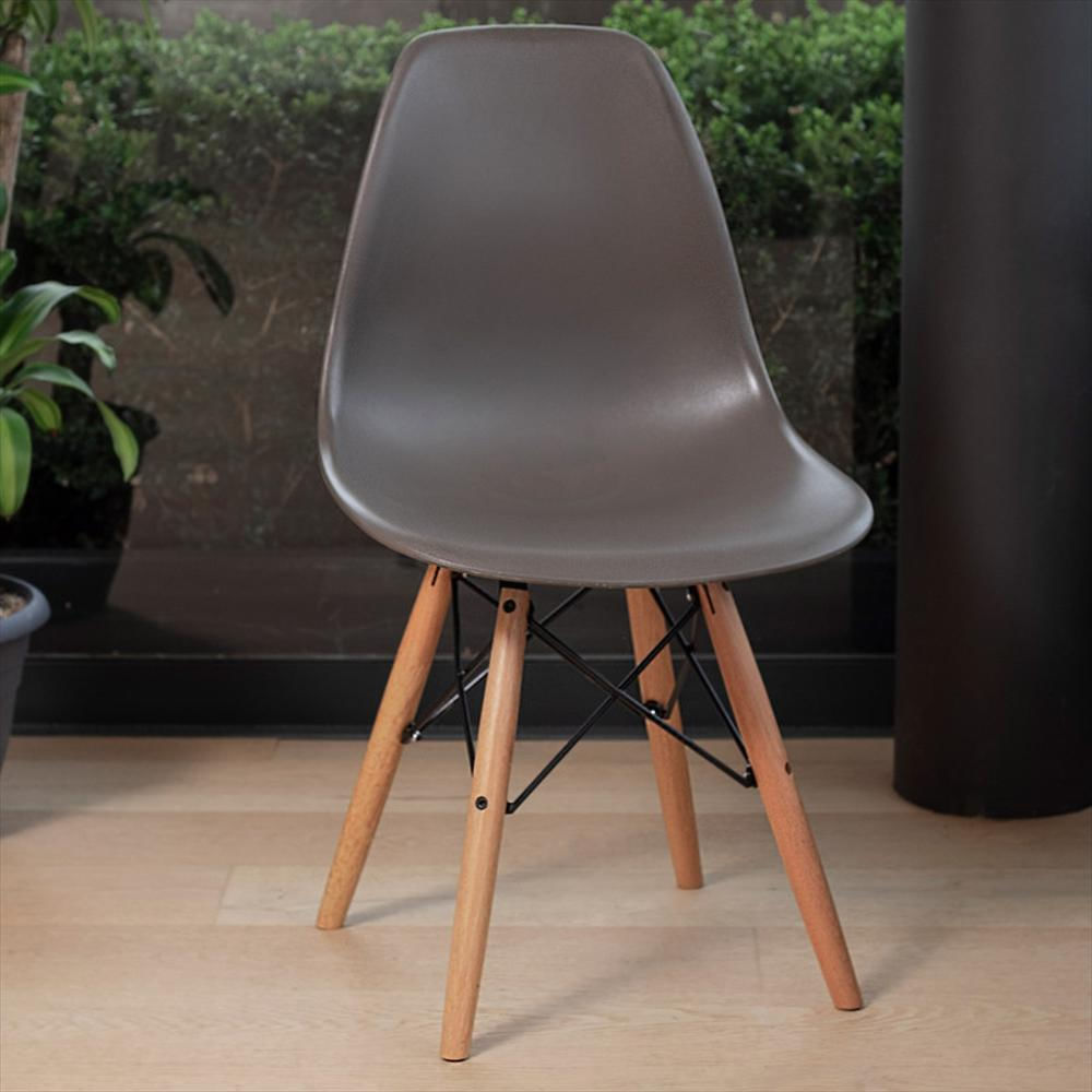 Set 4 Sillas Eames Eiffel Moderna Mocca Marca Mq
