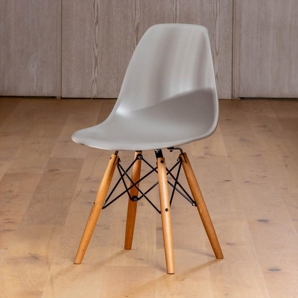 Set 4 Sillas Eames Eiffel Moderna Taupe Marca Mq