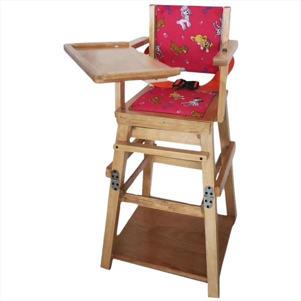Comedor Infantil Plegable En Madera Niños Bebes Navidad Comer Rosado
