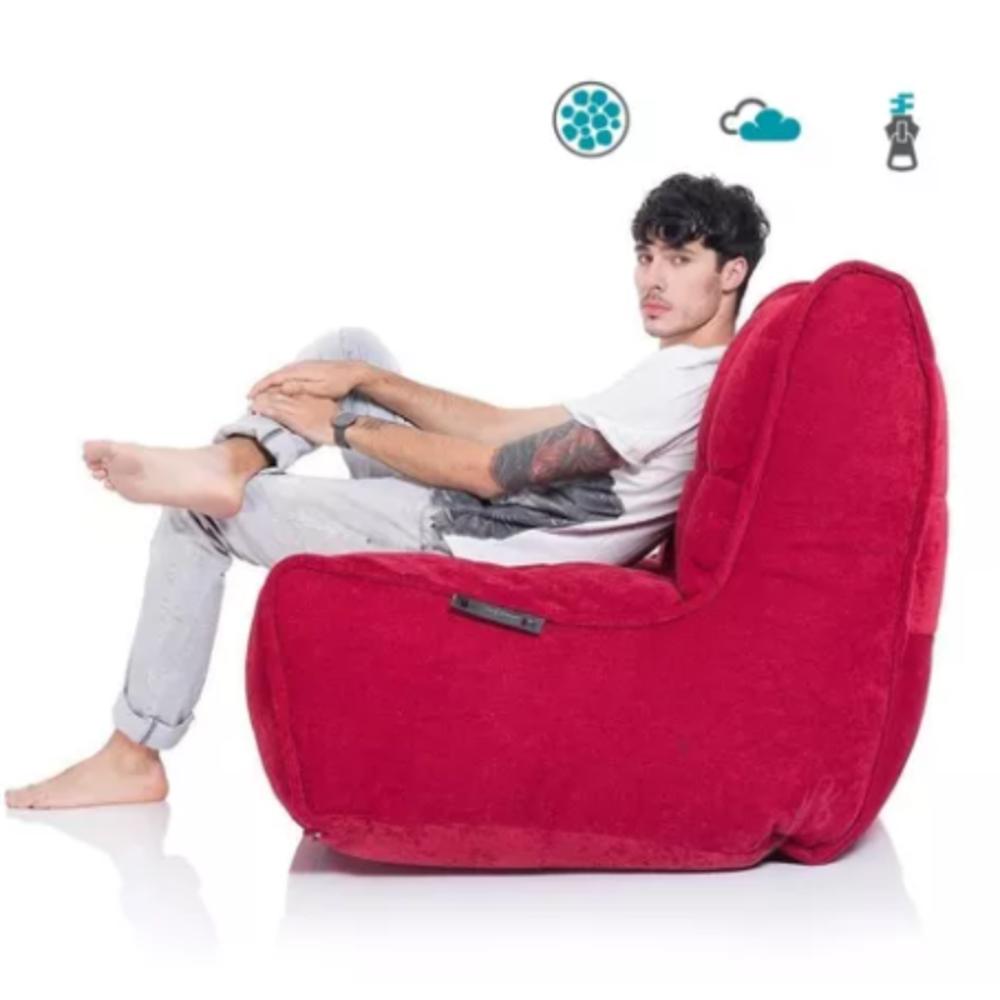 Silla Puff Lona Plus Varios Colores Muebles Para El Hogar Sillas, Sofás Y Butacos