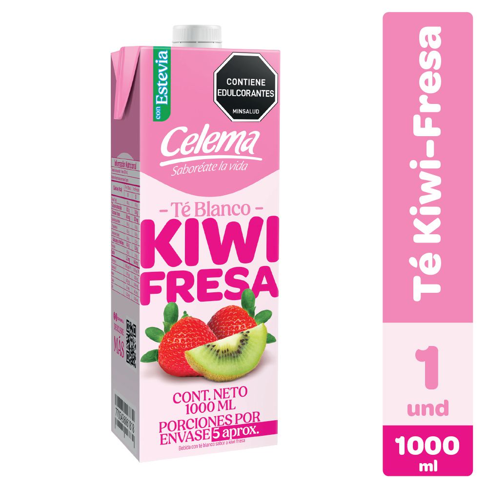 Té CELEMA blanco kiwi fresa (1000  ml)