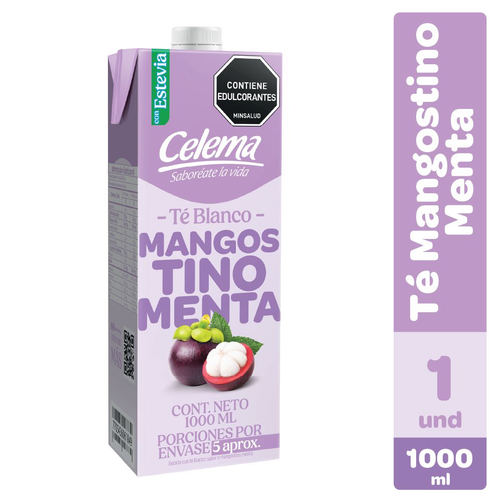 Té CELEMA blanco mangostino menta (1000  ml)