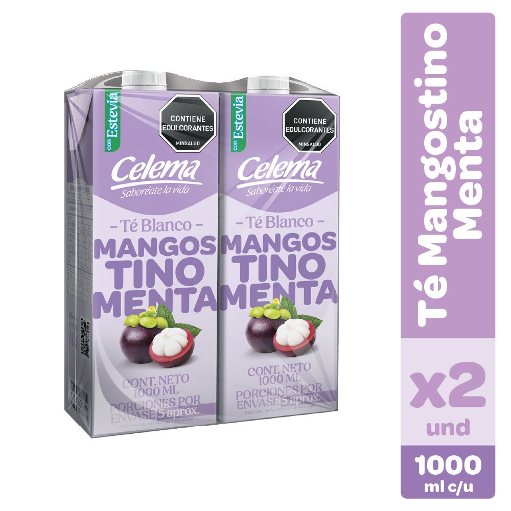Té CELEMA mangostino menta x2und (2000 ml)