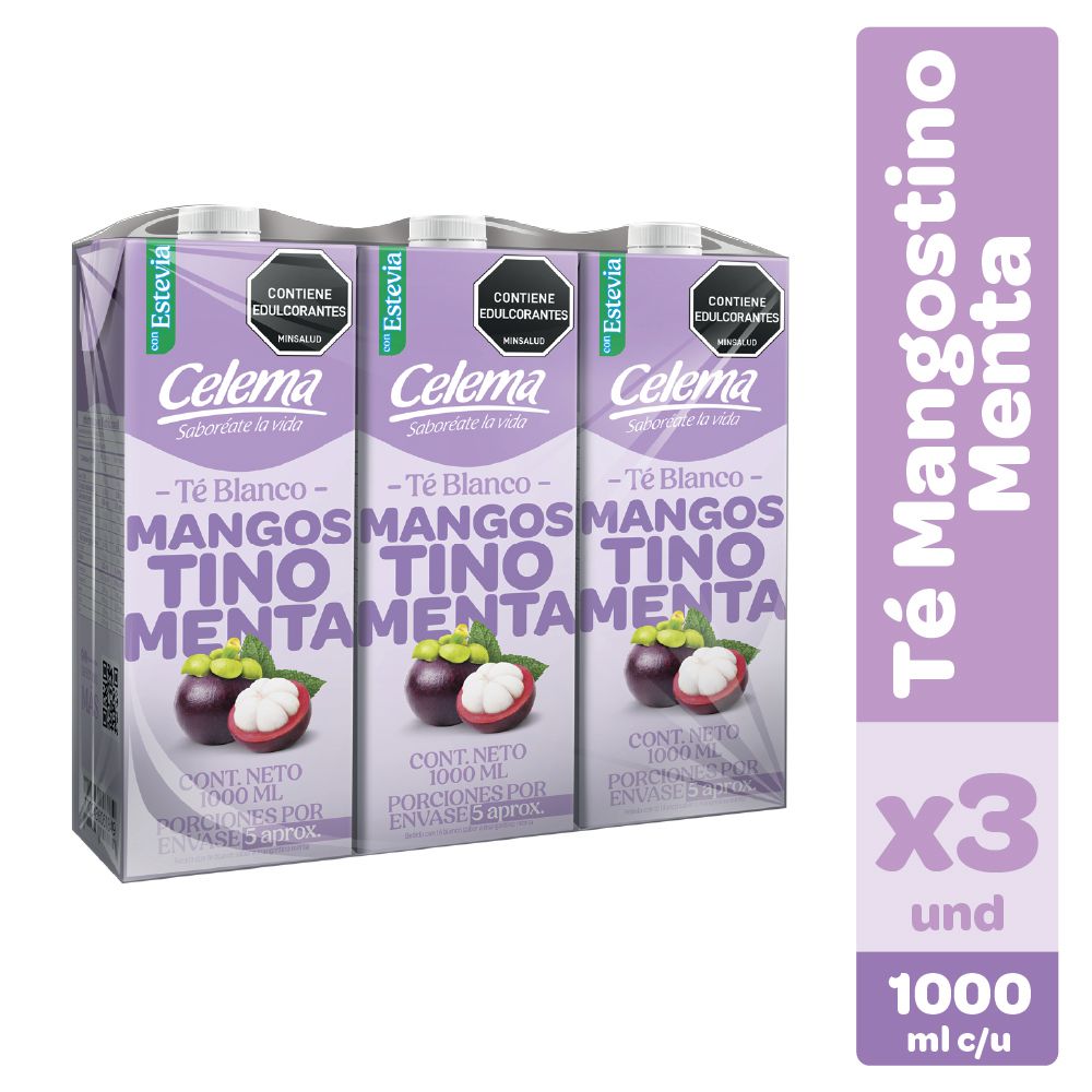Té CELEMA mangostino menta x3und (3000 ml)