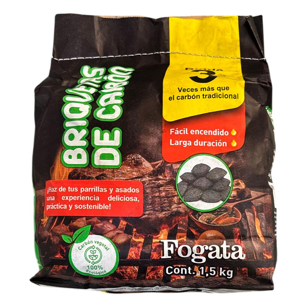 Briquetas Carbon Vegetal FOGATA 3710330