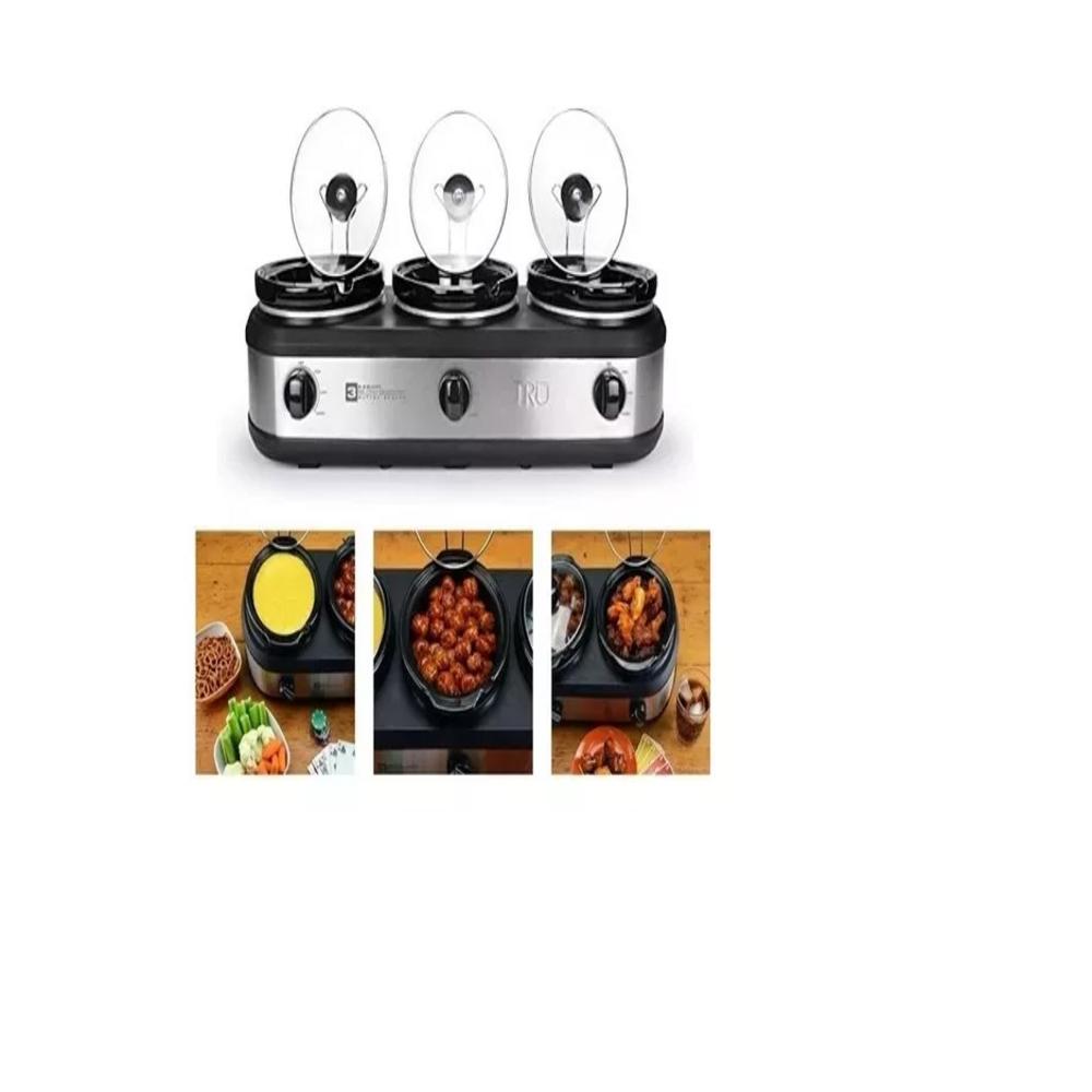 Ollas Eléctricas, Cocción Lenta Tru Bs 325Lr X3 Estaciones