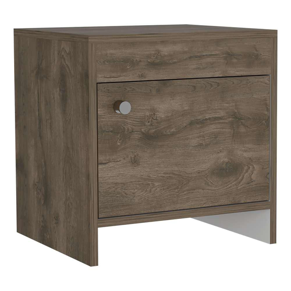 Mesa De Noche Colore Bellota 40 Cm Con Una Puerta
