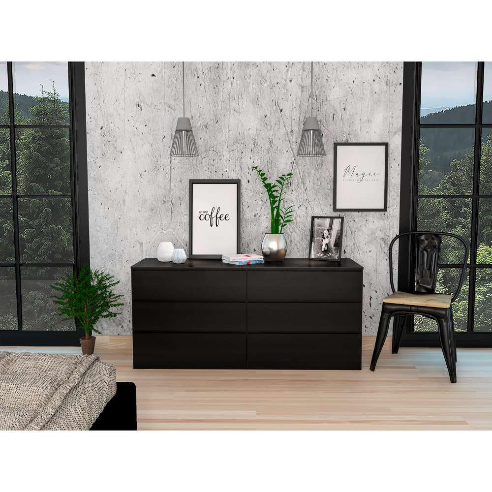 Comoda Doble 6 Cajones Asteria Wengue img #4