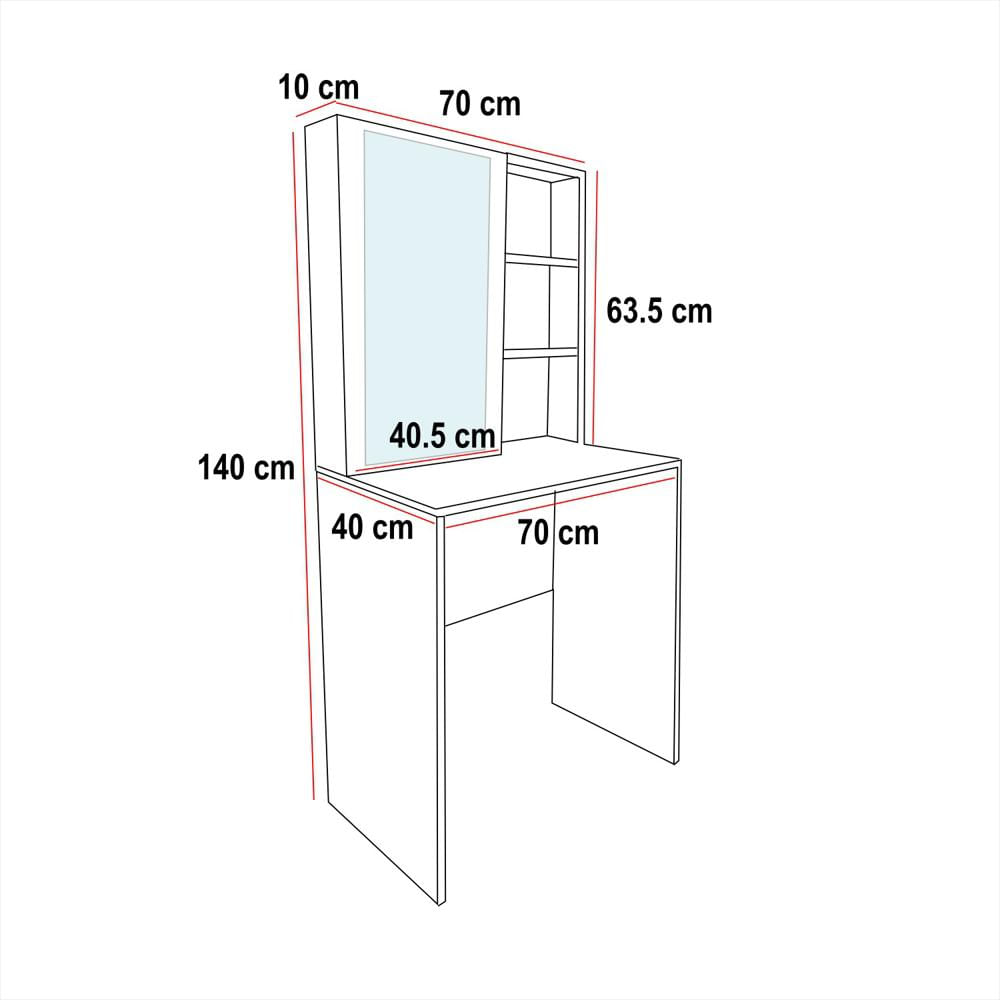 Tocador Mallorca (140X70x40) Blanco Tocmallorca 02 img #5