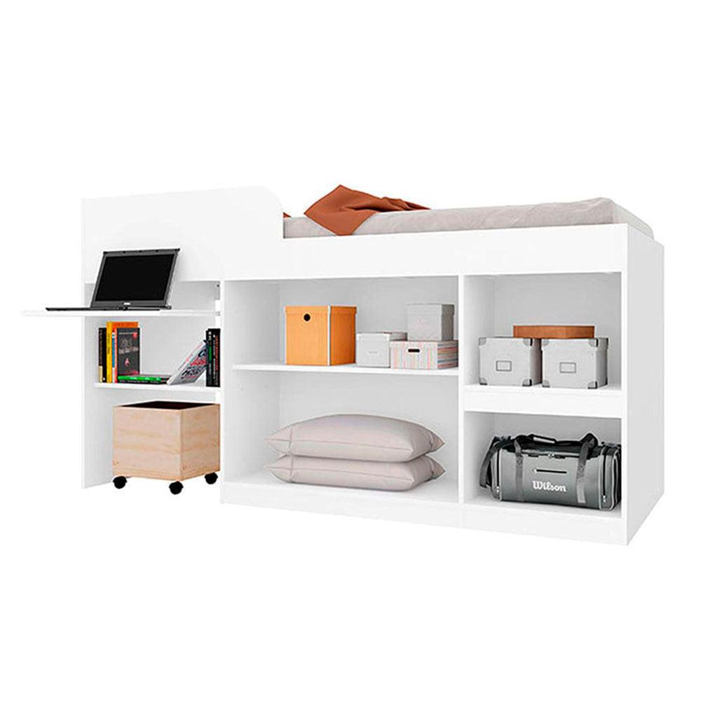 Cama Multifuncional Juvenil Blanco img #2