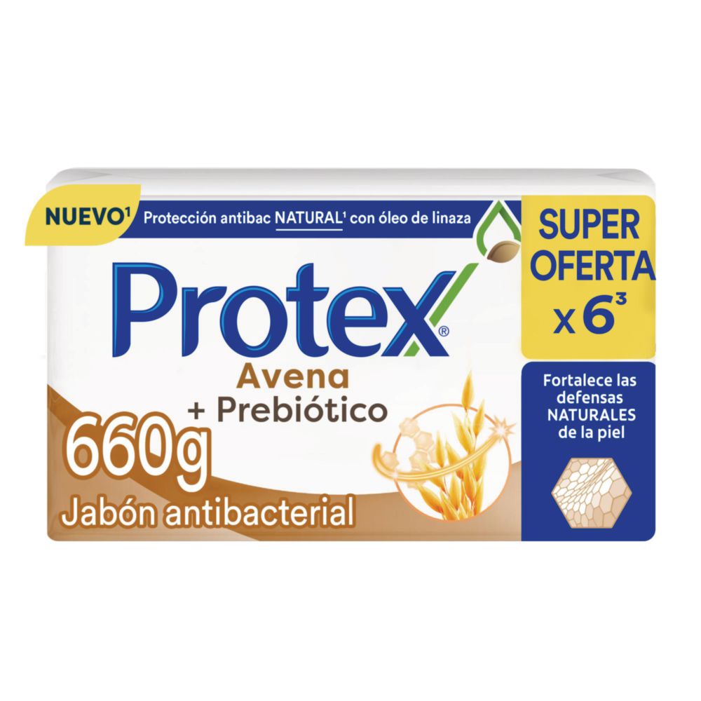 Jabón PROTEX Avena Barra x6und 110gr (660 gr)