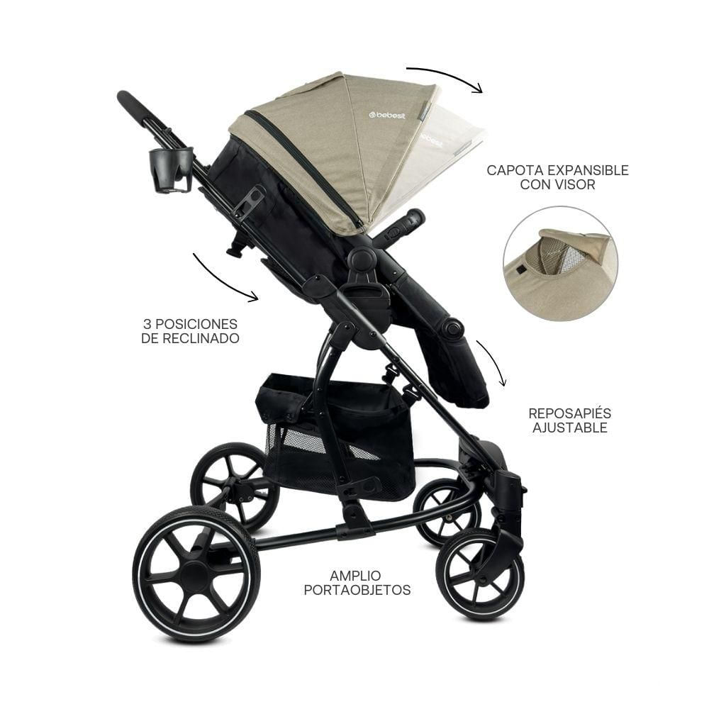 Coche Cuna Prima Beige BEBESIT SL452BG img #4