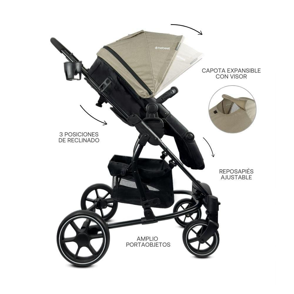 Coche Trave System Prima Beige BEBESIT SL461ABG img #6