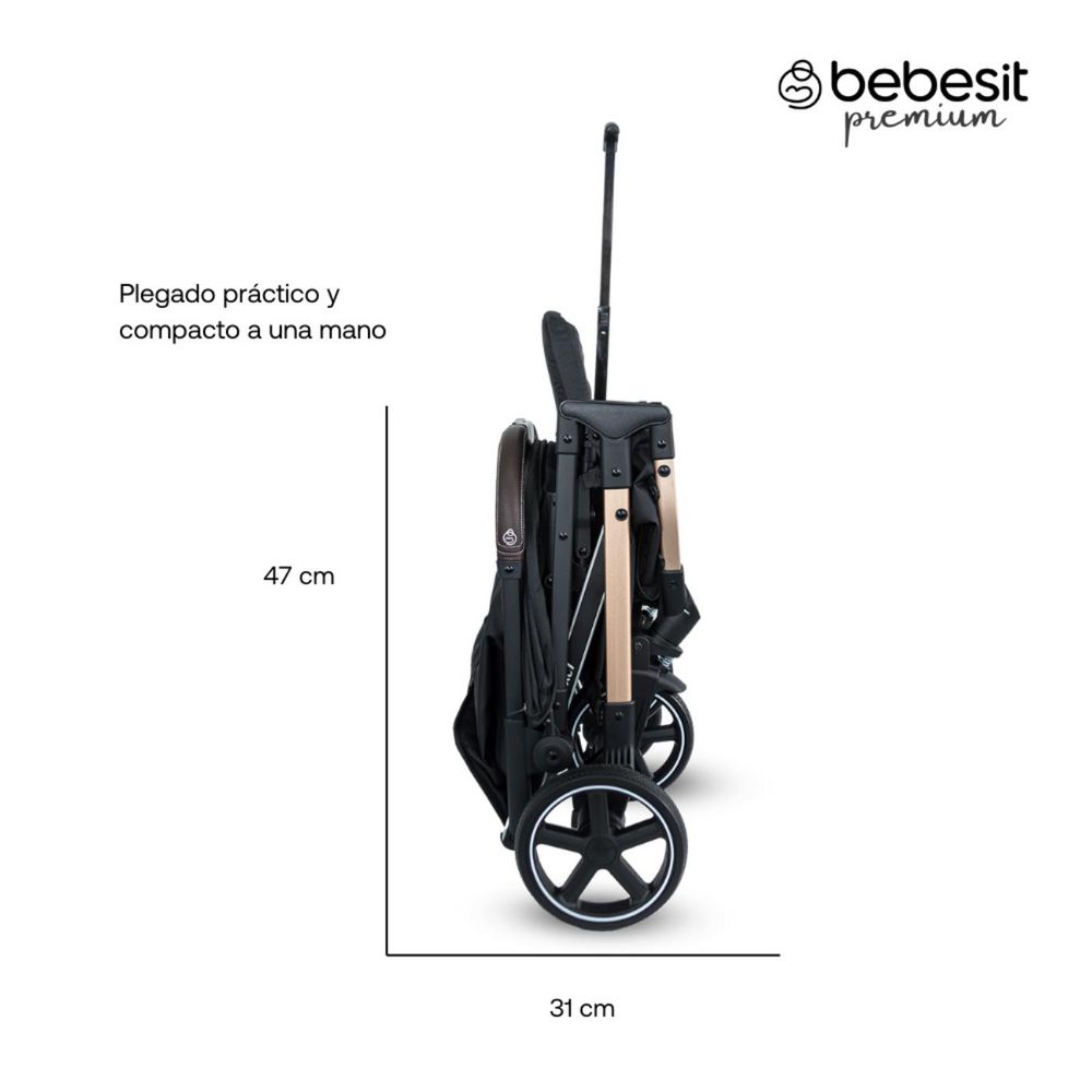 Coche Compacto Pixel Negro BEBESIT J608SBK img #5