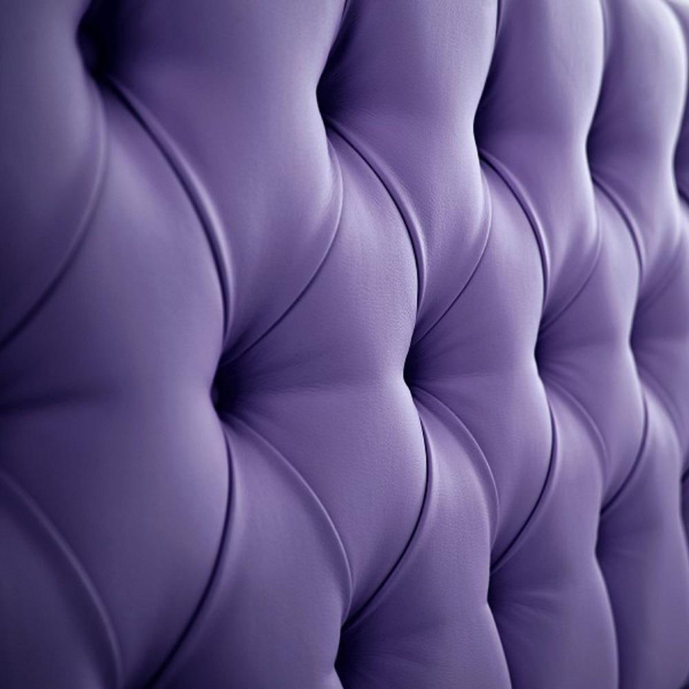 Cabecero Base Cama Sencilla Rombos Violeta img #3
