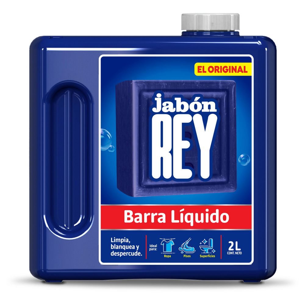 Jabon REY BARRA LIQUIDO ORIGINAL (2 lt)