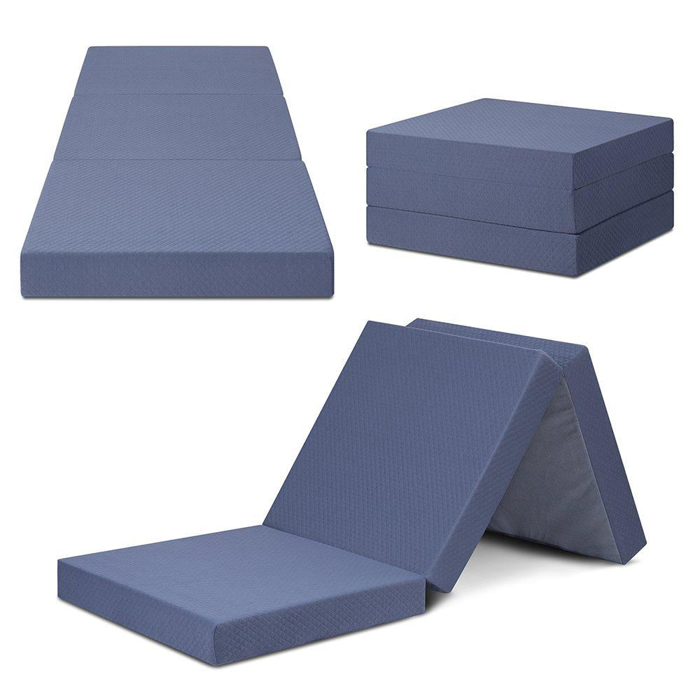 Colchon De Espuma Viscoelstica Triple Plegable Individual