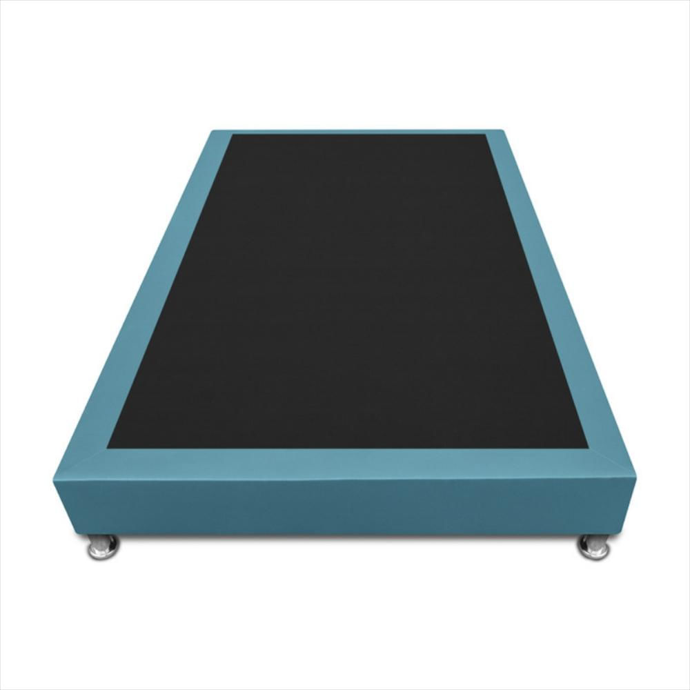 Base Cama Magic Class Sommier 120X190 Microfibra Azul img #3