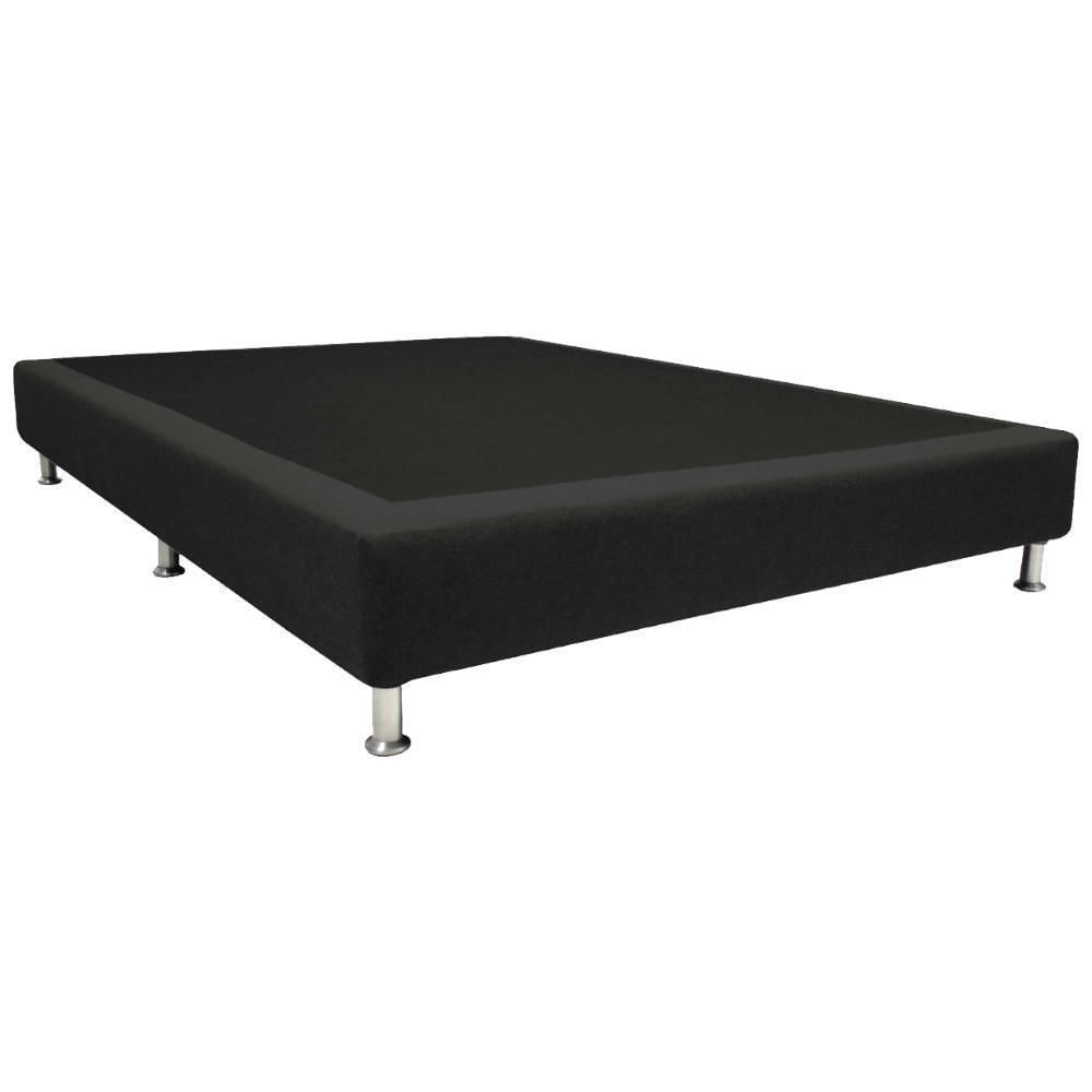 Base Cama Doble De 140X190 Sencilla Color Negro