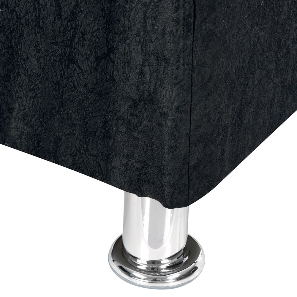 Base Cama Soft Sencilla Entera 100 X 190 Negro img #4