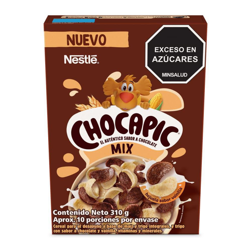 Cereal CHOCAPIC hojuelas mix vainilla y chocolate (310 gr)