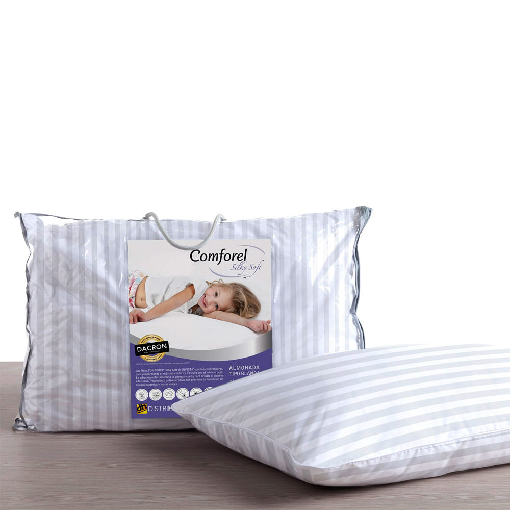 Almohada Distrihogar Invista Silky Soft