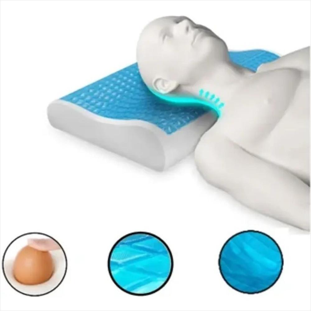 Almohada De Gel Ortopédica, Frescura Y Soporte Para Tu Descanso