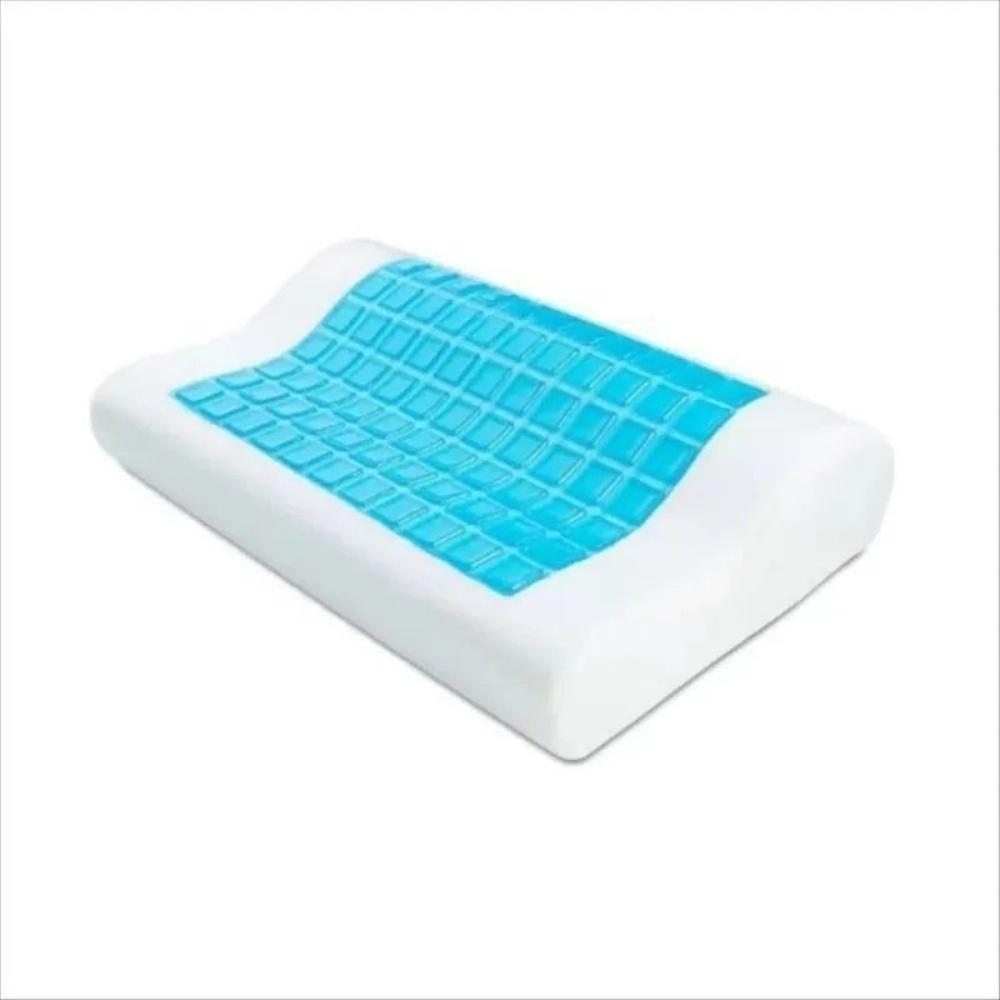 Almohada De Gel Ortopédica Memory Pillow Refrescante+Funda img #3
