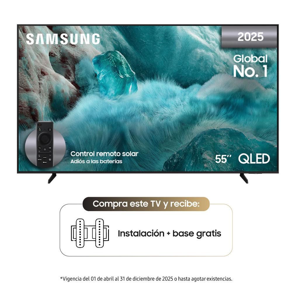 Televisor SAMSUNG 55 pulgadas QLED Uhd4K Smart TV QN55Q7FAAKXZL