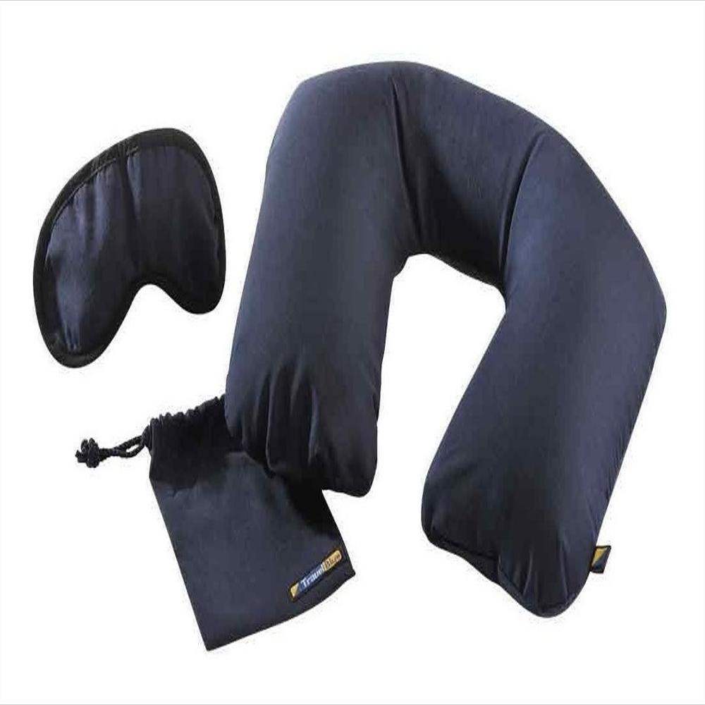 Set De Viaje Almohada Cojin Cuello + Antifaz Para Dormir