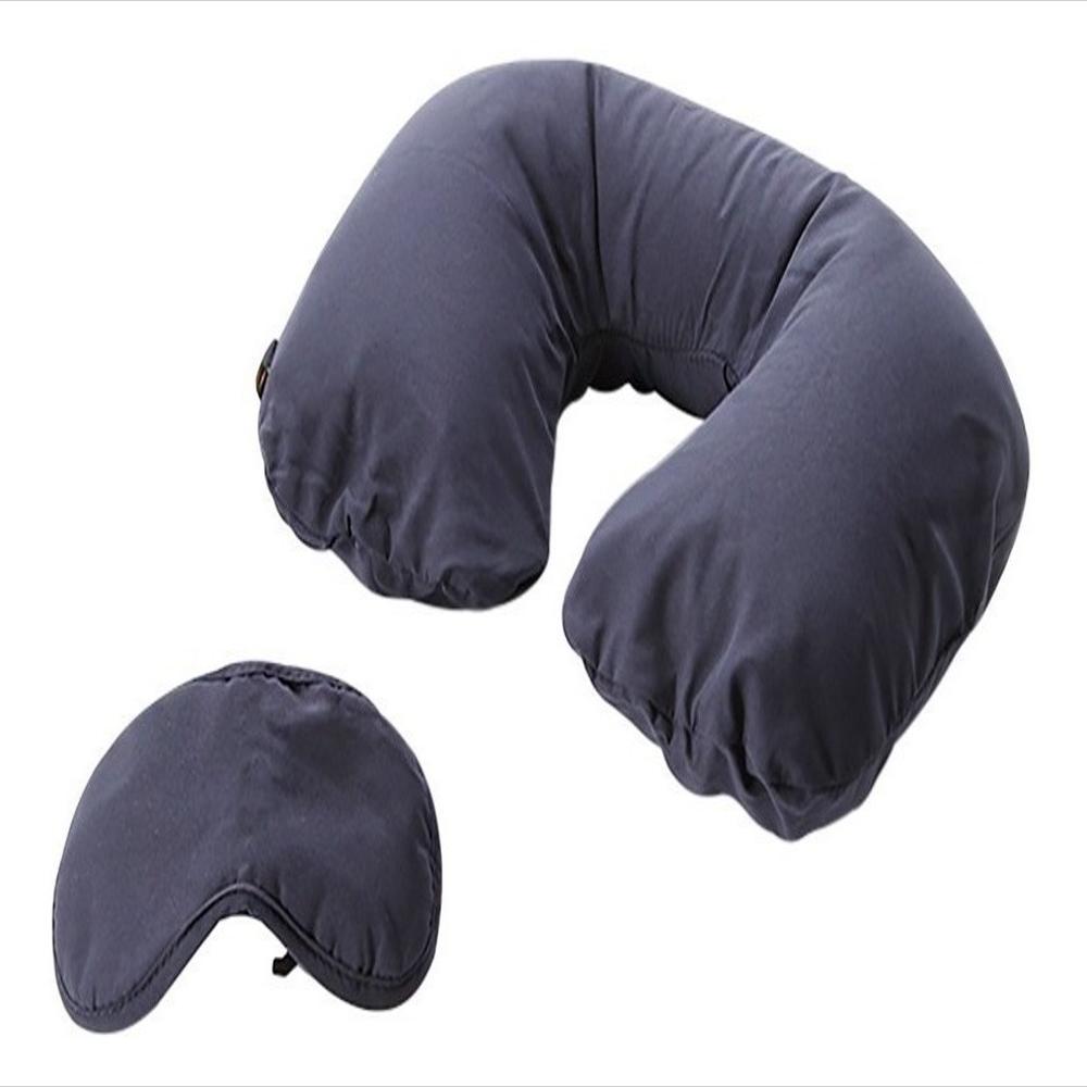 Set De Viaje Almohada Cojin Cuello + Antifaz Para Dormir img #2