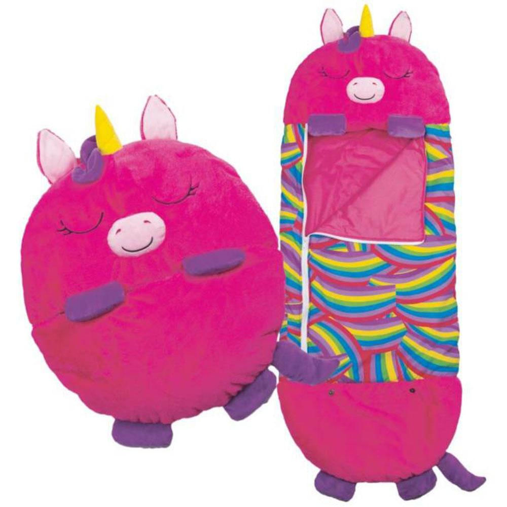 Cobija Happy Sleeping 1.60Cm Diseño Unicornio Rosa Pijama Saco Dormir img #1