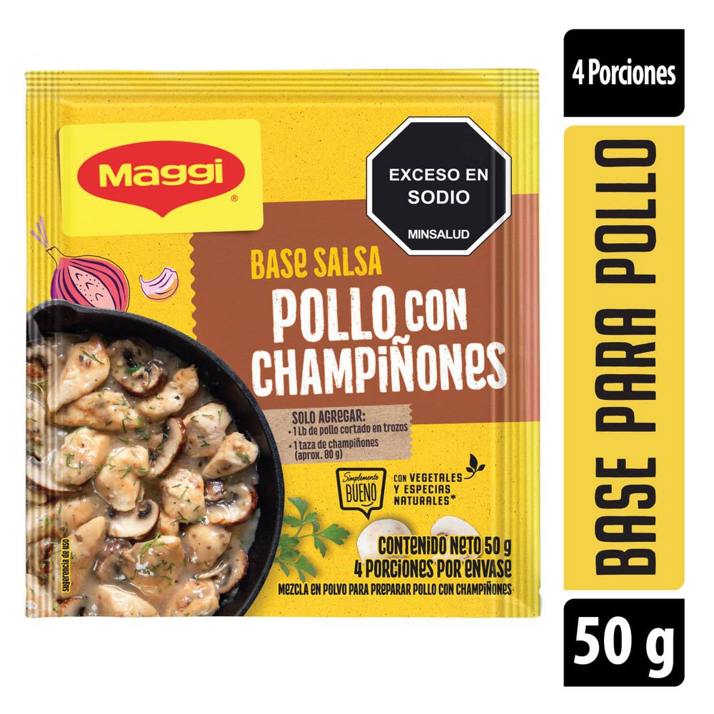 Salsa MAGGI pollo champiñones (50 gr)