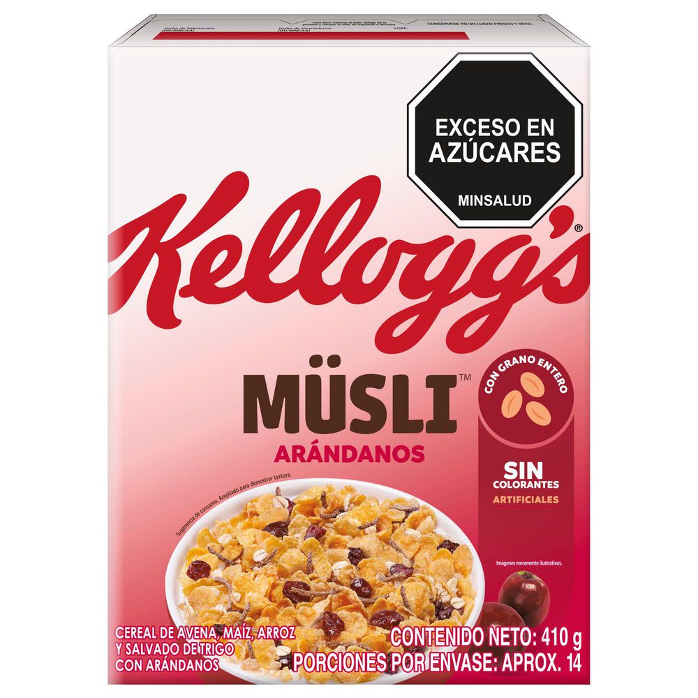 Cereal MUSLI Müsli Arándanos  (410  gr)