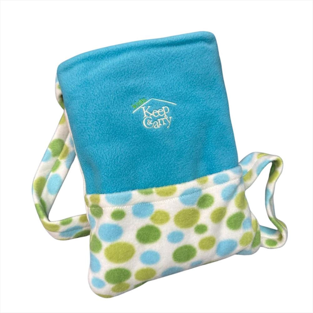 Manta Morral Infantil /Zw054/ Keep & Carry * Blanca Bolas Azules V