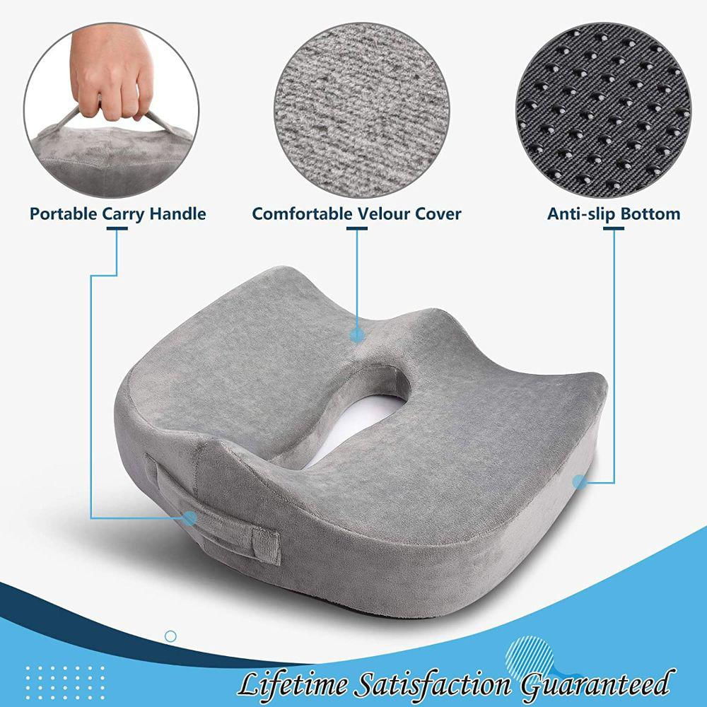 Cojín De Asiento Para Silla De Oficina En Gel Y Espuma