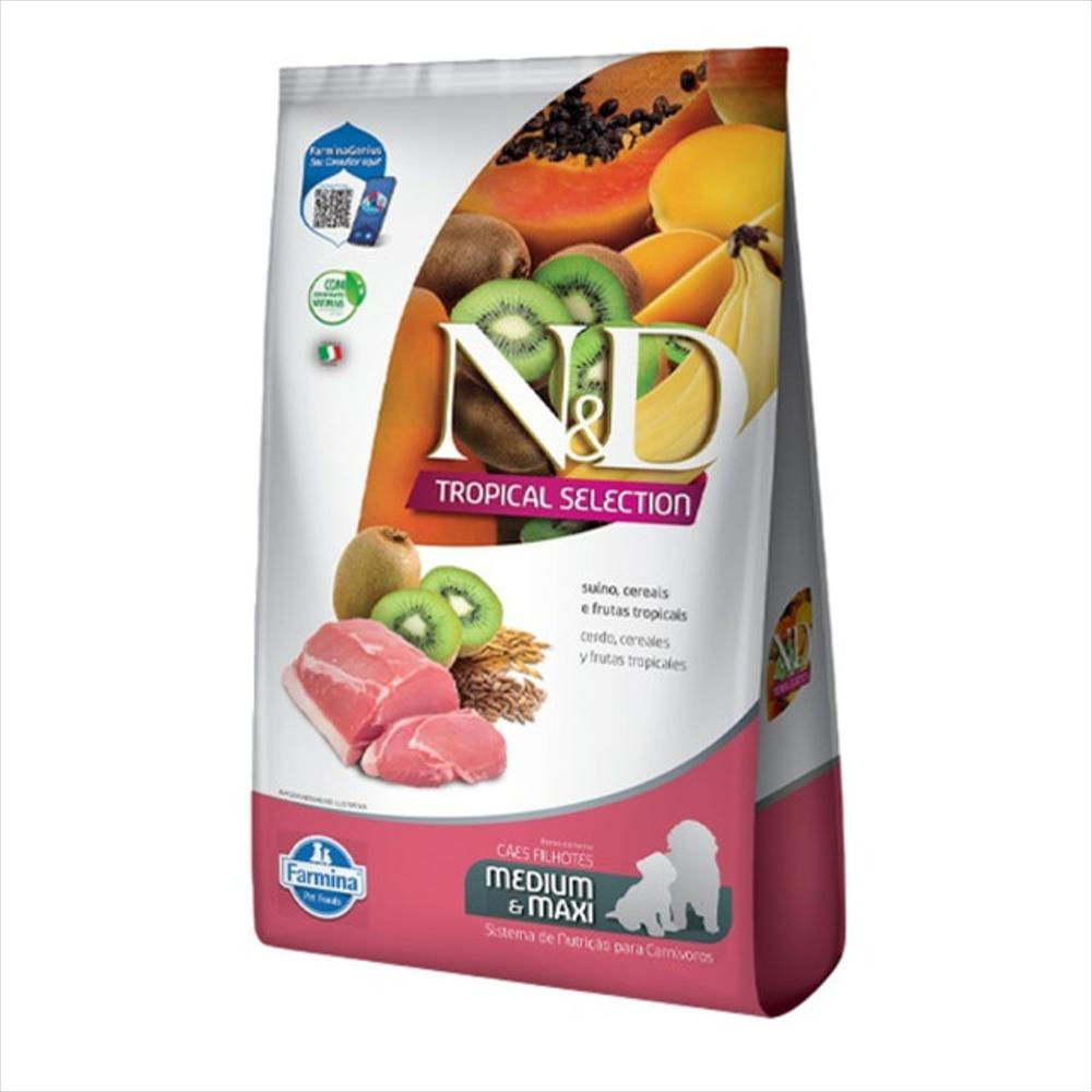 Alimento Para Can Cachorr Med/Gra N&D Tropical Cerdo 2+0,5Kg img #1