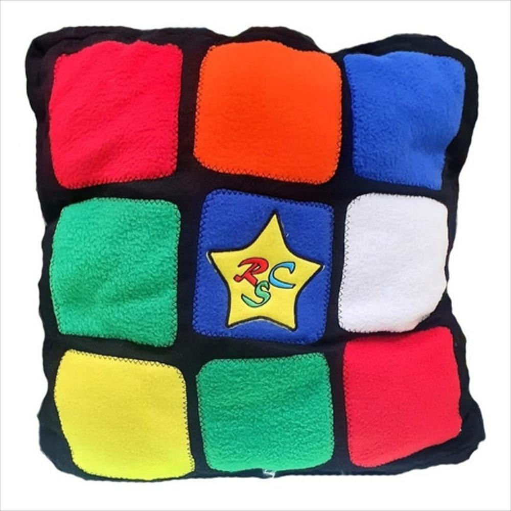 Cojin Cubo Rubik Artesanal Accesorio Rubik Cube Colores
